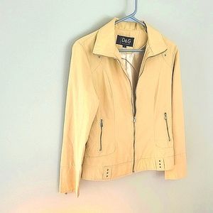D&G Dolce & Gabbana Zip Up Lightweight Jacket Size L